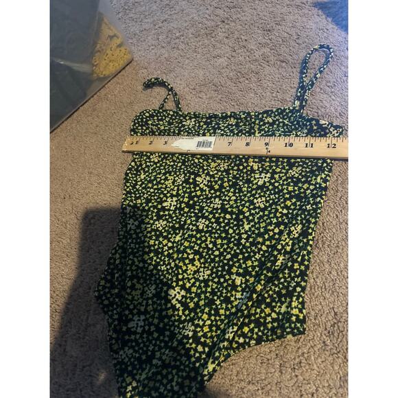 Free Press Square Neck Camisole Bodysuit thong semi mesh lightweight SZ XS - Picture 8 of 8